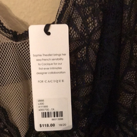 NWT Lane Bryant Designer Sophie Theallet Nightgown for Cacique Size 18/20 - Picture 4 of 10